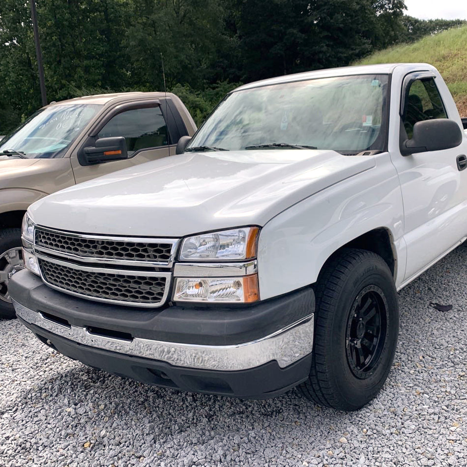 2002-2007 Chevrolet Silverado/Avalanche Bumper Lights (Chrome Housing/Clear Lens)