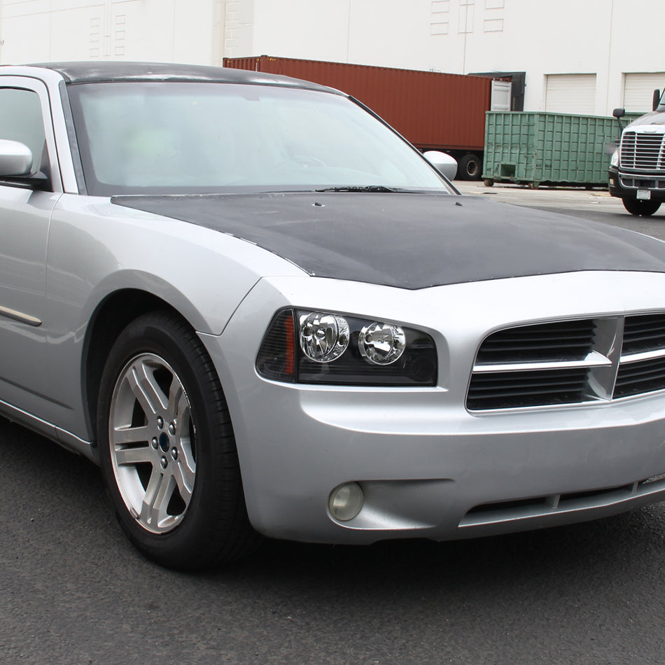 2006-2010 Dodge Charger Corner Lights (Matte Black Housing/Clear Lens)