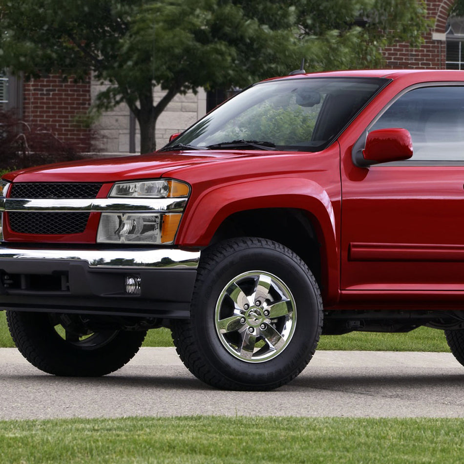 2004-2012 Chevrolet Colorado GMC Canyon Isuzu I-Series Factory Style Headlights & Corner Lights Pair (Chrome Housing/Clear Lens)