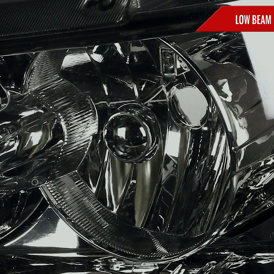 2007-2014 Chevrolet Avalanche/Tahoe/Suburban Factory Style Headlights (Chrome Housing/Smoked Lens)