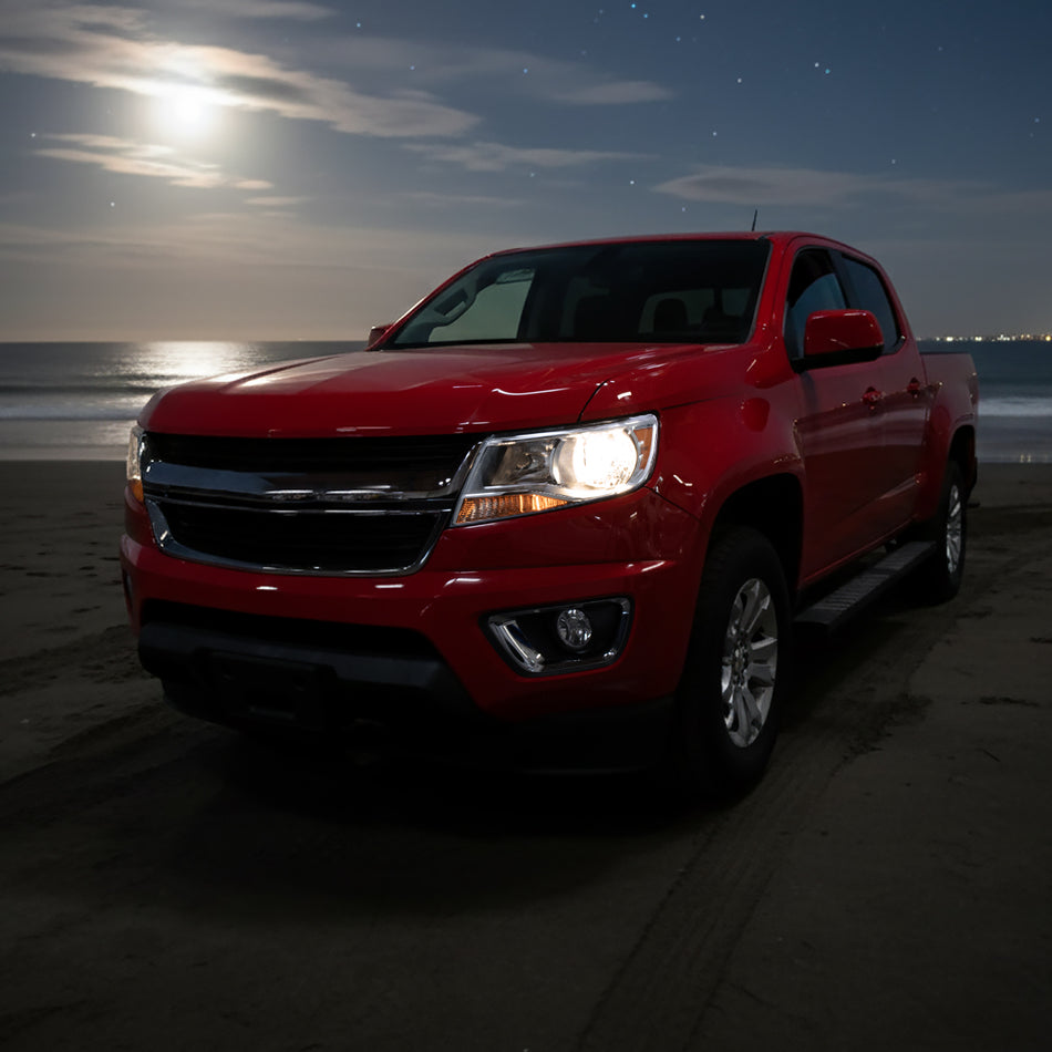 2015-2022 Chevrolet Colorado Factory Style Headlights (Chrome Housing / Clear Lens)