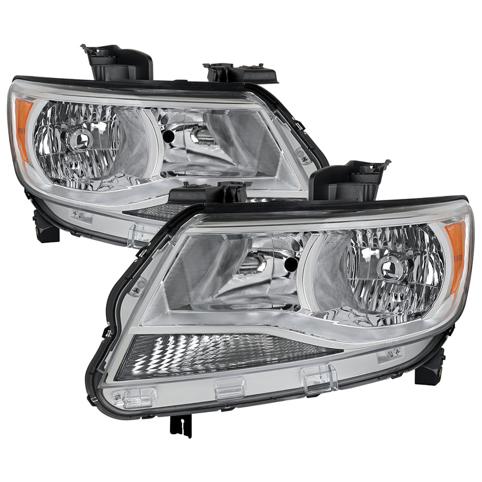 2015-2022 Chevrolet Colorado Factory Style Headlights (Chrome Housing / Clear Lens)
