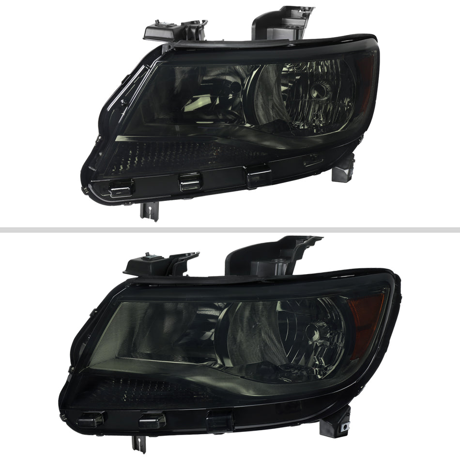 2015-2022 Chevrolet Colorado Factory Headlights (Chrome Housing / Smoked Lens)