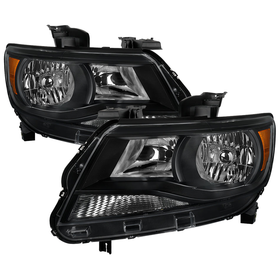 2015-2022 Chevrolet Colorado Factory Style Headlights (Black Housing / Clear Lens)