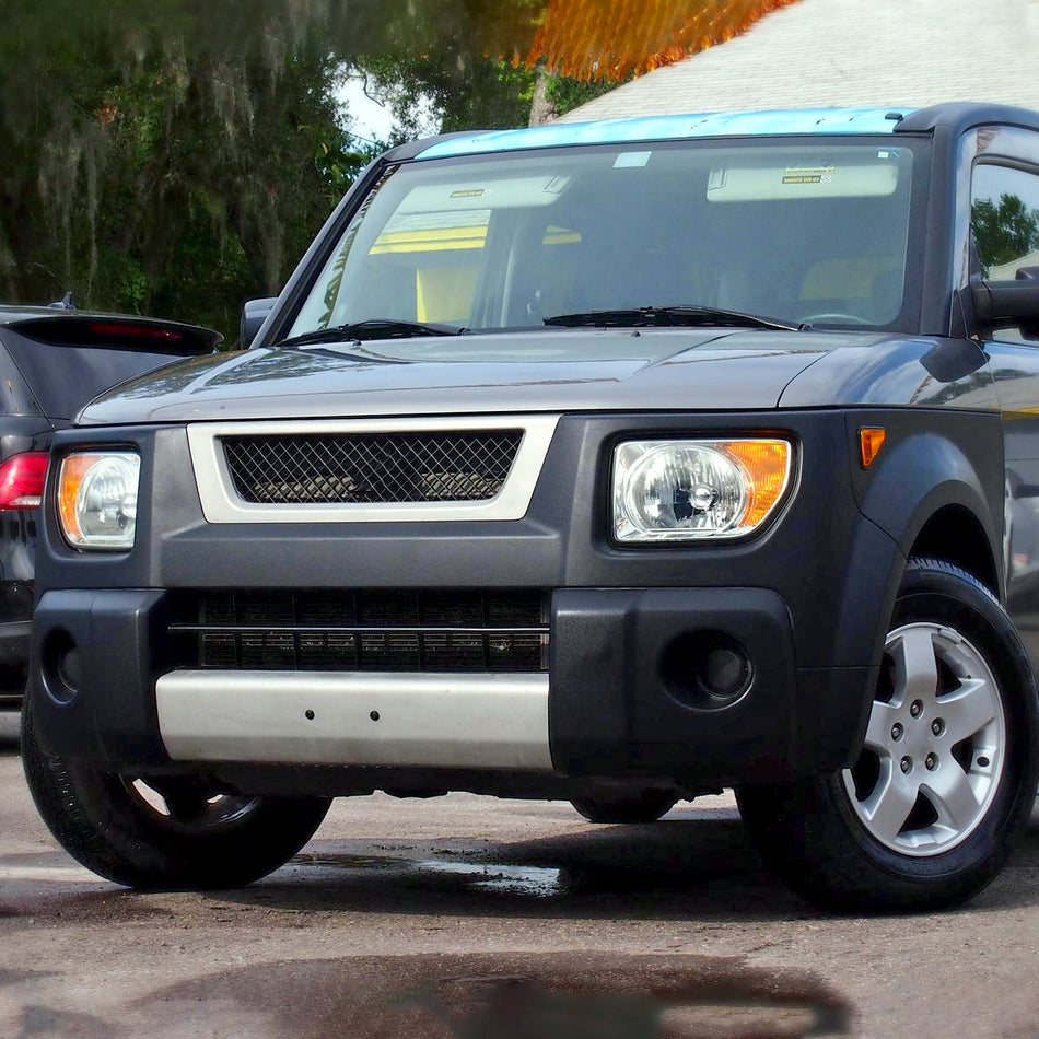 2003-2008 Honda Element Factory Style Headlights (Chrome Housing/Clear Lens)