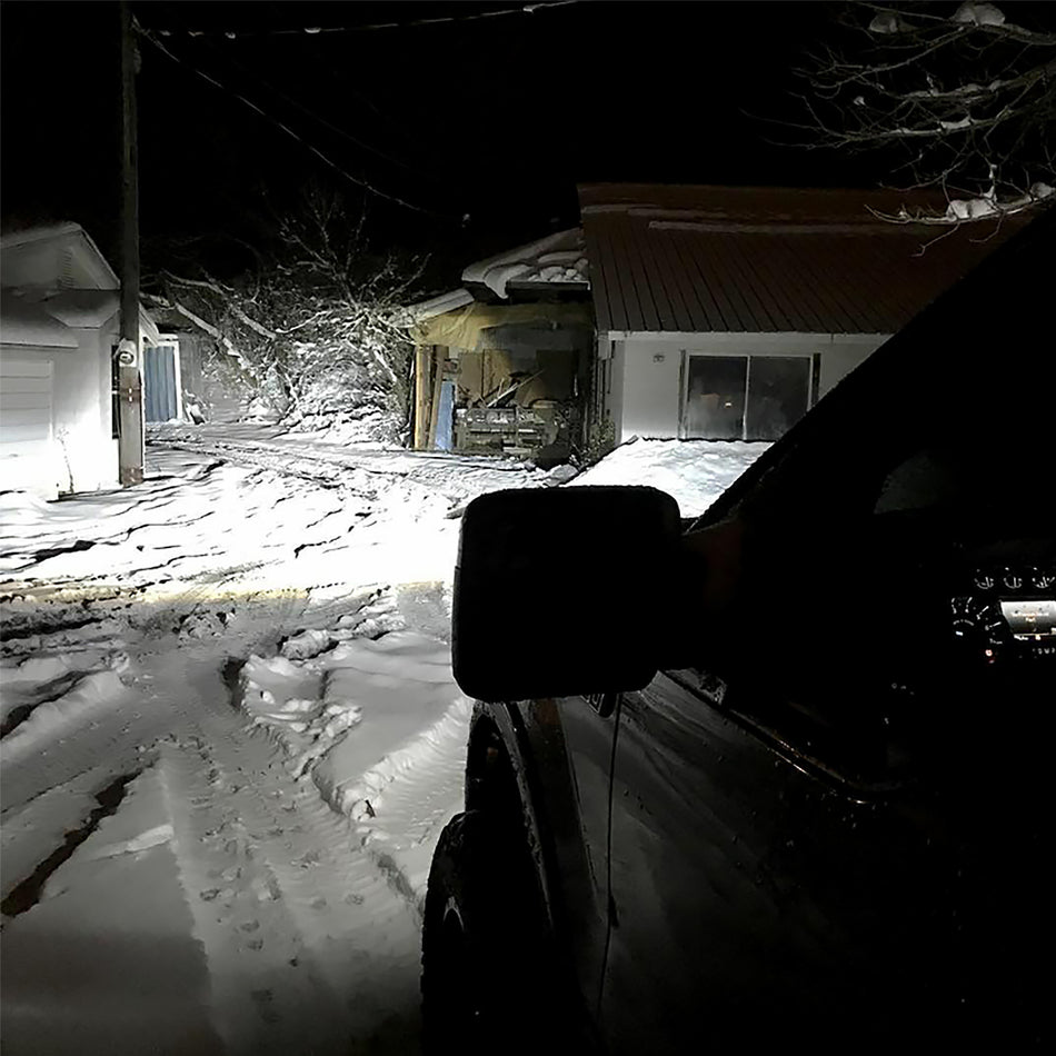2009-2014 Ford F-150 Factory Style Crystal Headlights w/ Amber Reflector (Chrome Housing/Clear Lens)