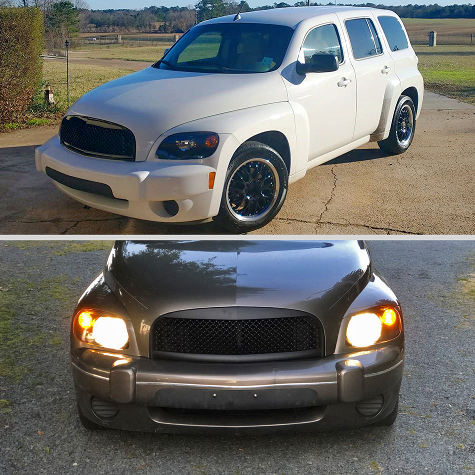 2006-2011 Chevrolet HHR Factory Style Headlights (Matte Black Housing/Clear Lens)