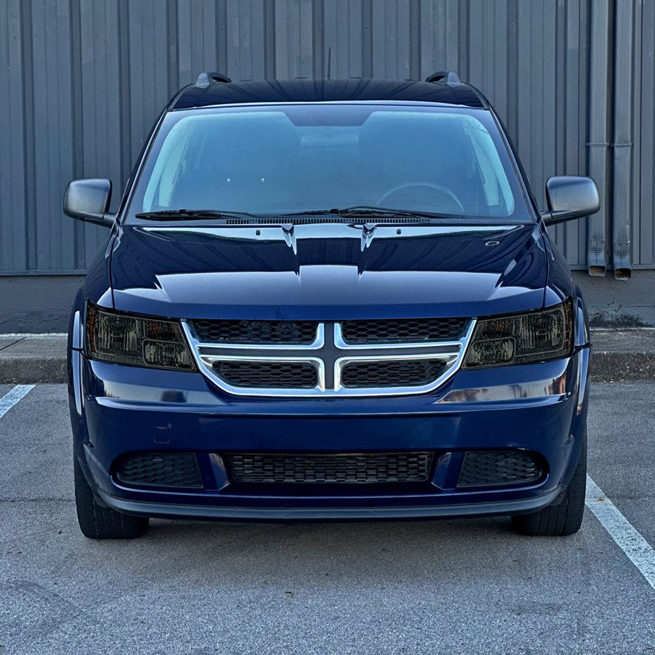 2009-2020 Dodge Journey Factory Style Headlights (Chrome Housing/Smoked Lens)