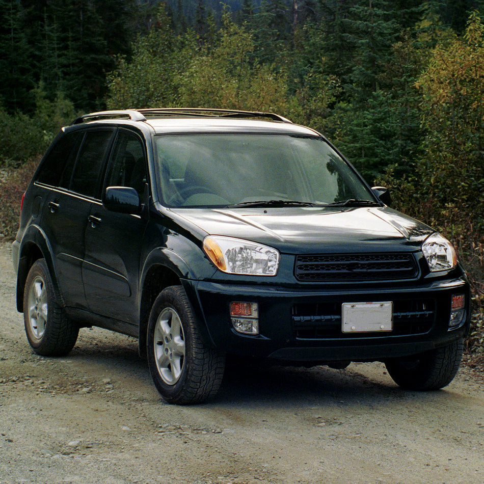 2001-2003 Toyota RAV4 Factory Style Headlights (Chrome Housing/Clear Lens)