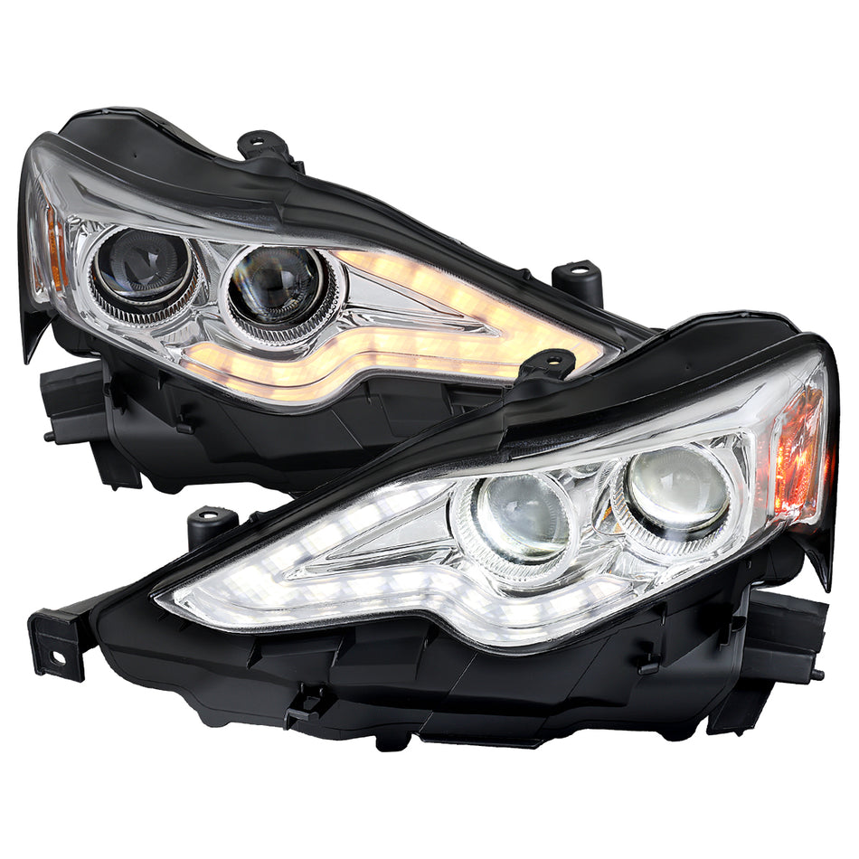 2014-2016 Lexus IS250 IS350 Full LED Project healight (Chrome Housing / Clear lens)
