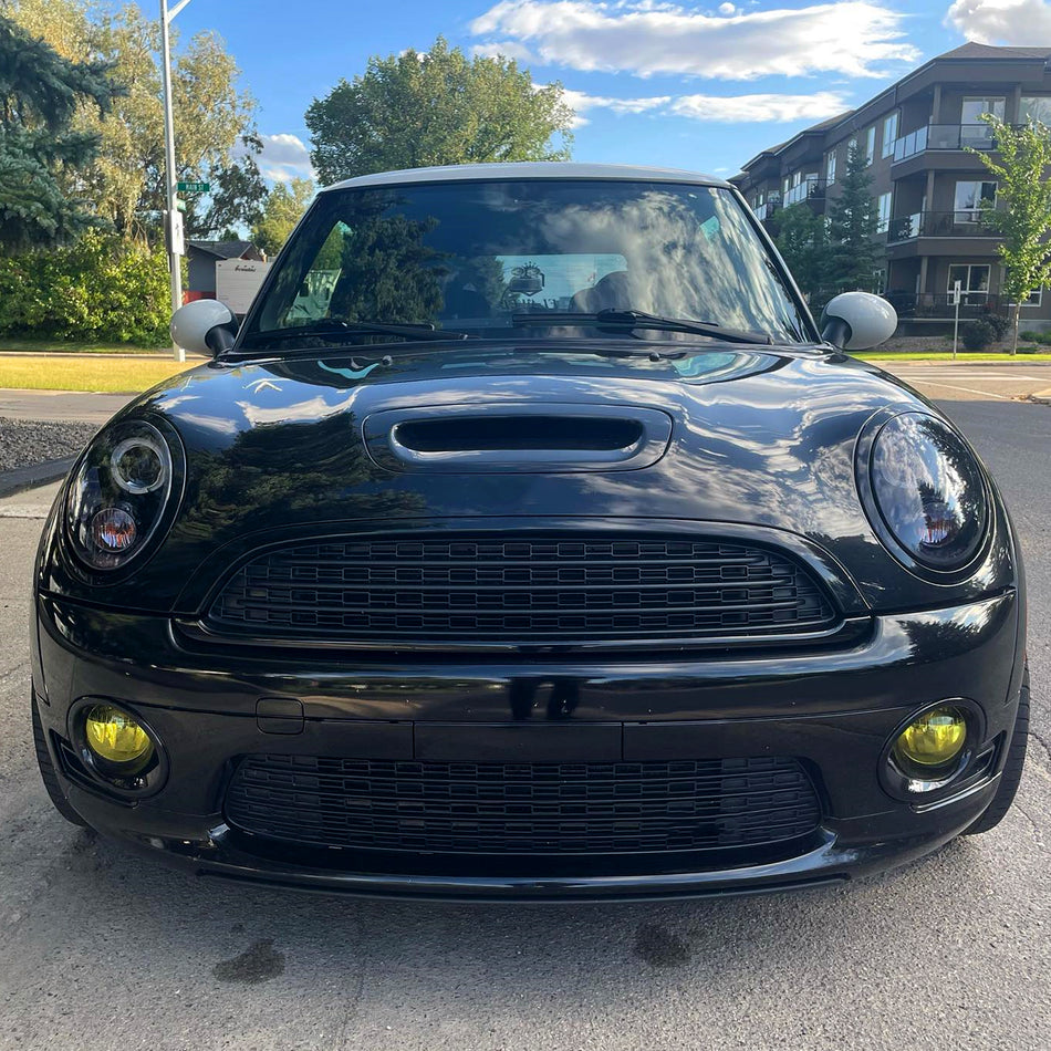 2007-2015 Mini Cooper R55 R56 R57 R58 R59 Halo Projector Headlights (Glossy Black Housing/Smoked Lens)