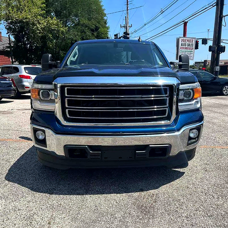 2014-2019 GMC Sierra 1500/2500 HD/3500 HD Projector Headlights (Chrome Housing/Clear Lens)