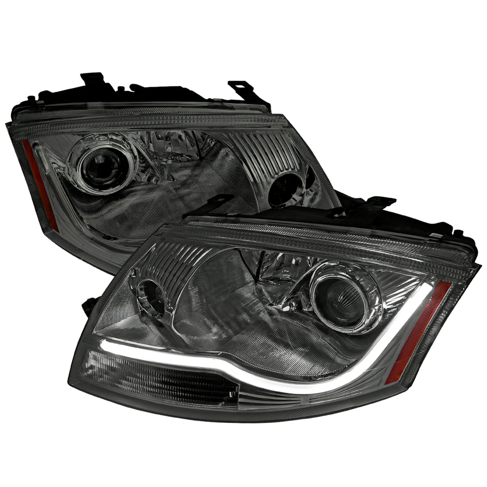 1999-2006 Audi TT LED Bar Projector Headlights (Chrome Housing/Smoked Lens)