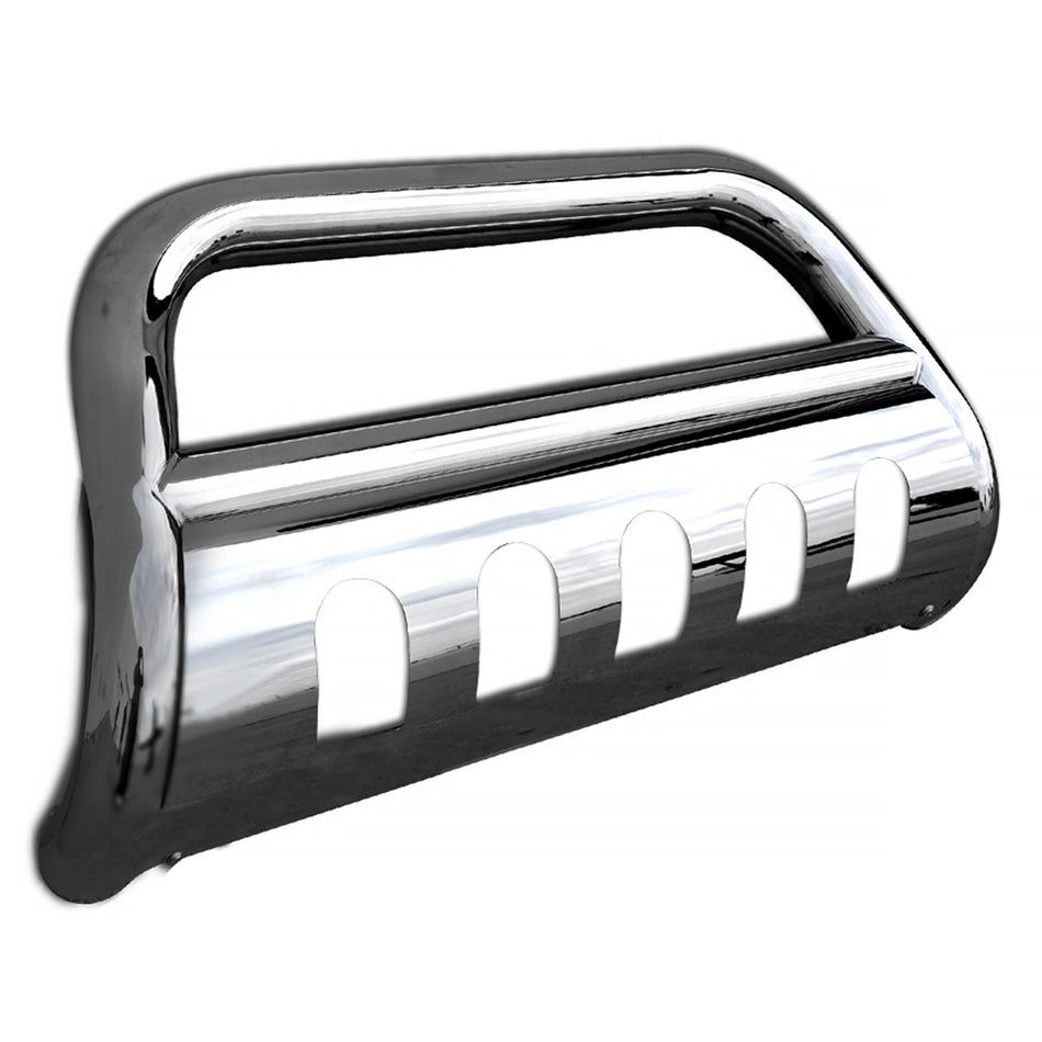 2003-2017 Ford Expedition / 2004-2024 F-150 Chrome Stainless Steel Bull Bar w/ Skid Plate
