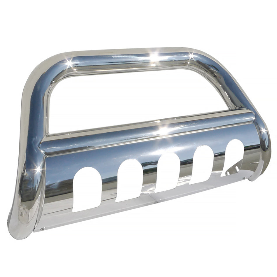 2007-2020 Chevrolet Silverado/Suburban/Avalanche/Tahoe GMC Sierra/Yukon 3" Chrome Stainless Steel Bull Bar w/ Skid Plate