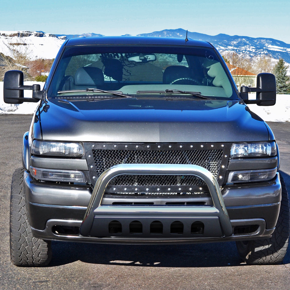 1999-2007 Chevrolet Silverado 2500 GMC Sierra 2500HD 3" Chrome Stainless Steel Bull Bar