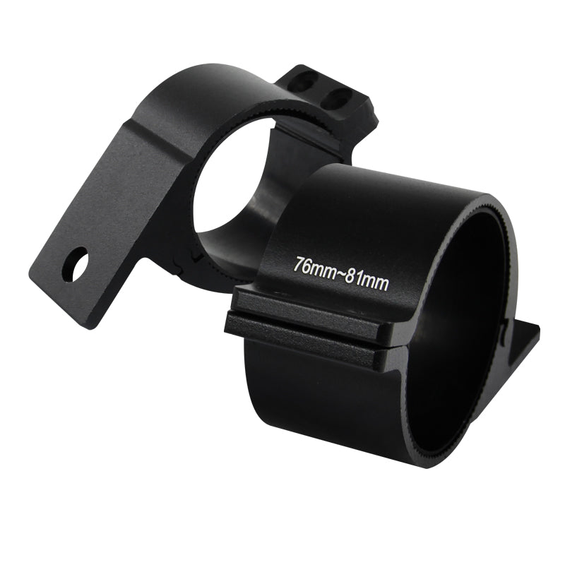 Universal 3" Aluminum Light Mounting Brackets (Black)