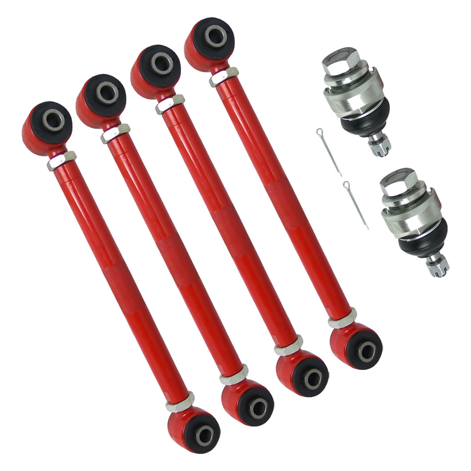 2003-2008 Honda Accord Acura TL/TSX/RL Adjustable Front Ball Joints & Rear Suspension Links