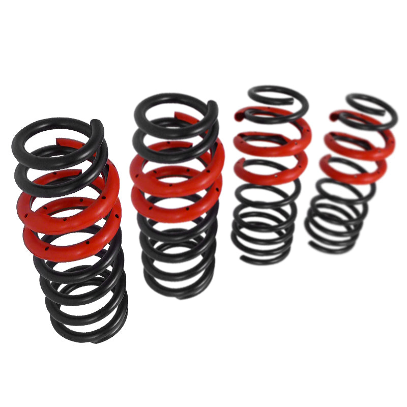 1992-2001 Honda Civic/Del Sol Acura Integra SAE9254V Steel Front & Rear Lowering Coil Springs - 4PCS