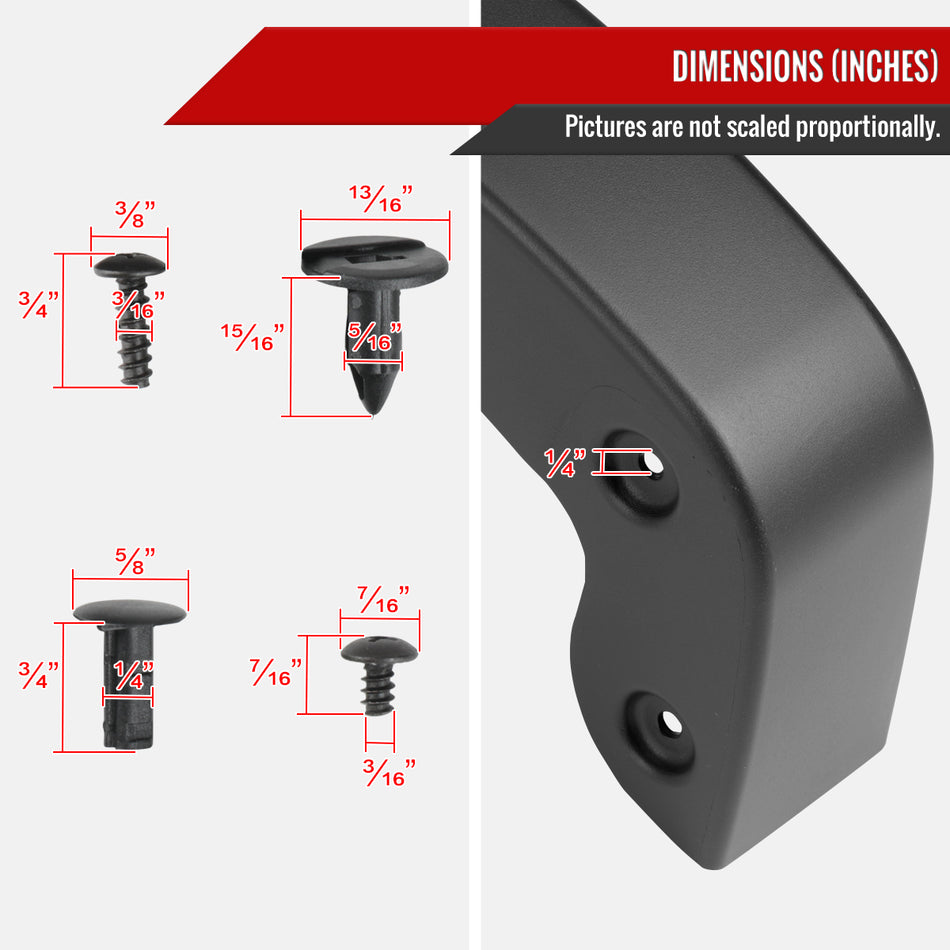 2021-2024 Ford F-150 Factory Style Fender Flares