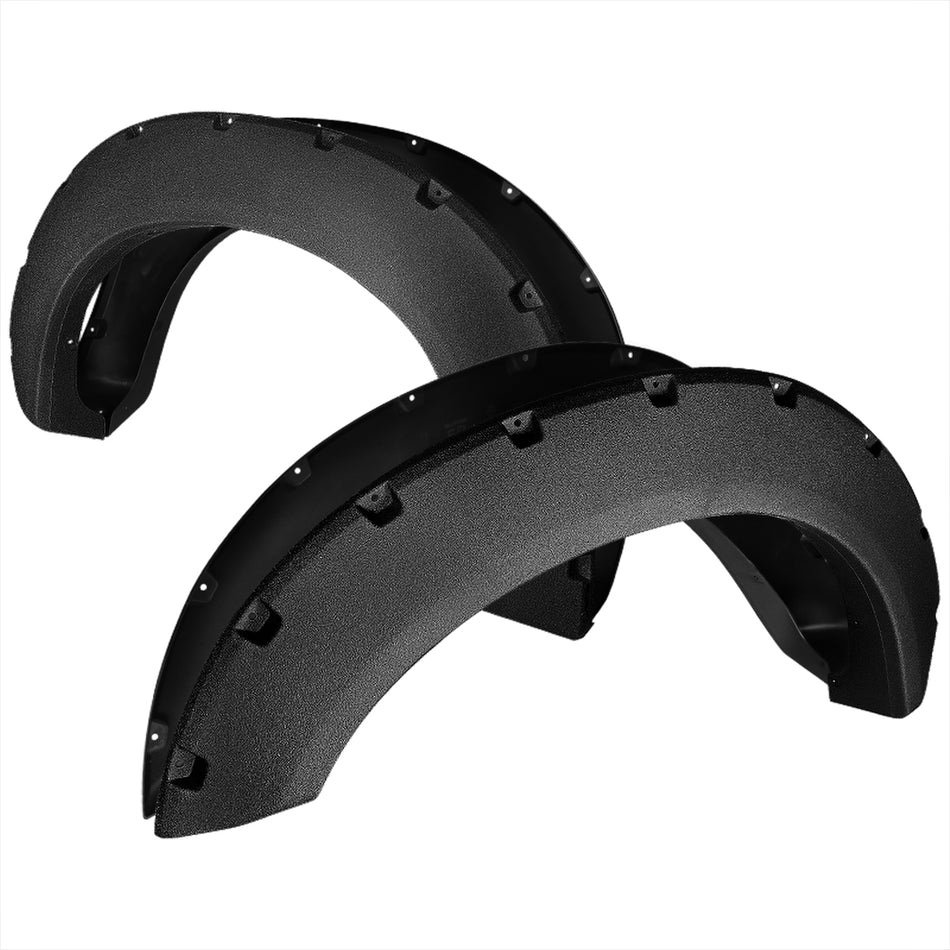 2011-2016 Ford F-250/F-350 SuperDuty Styleside Textured Rivet Style Fender Flares