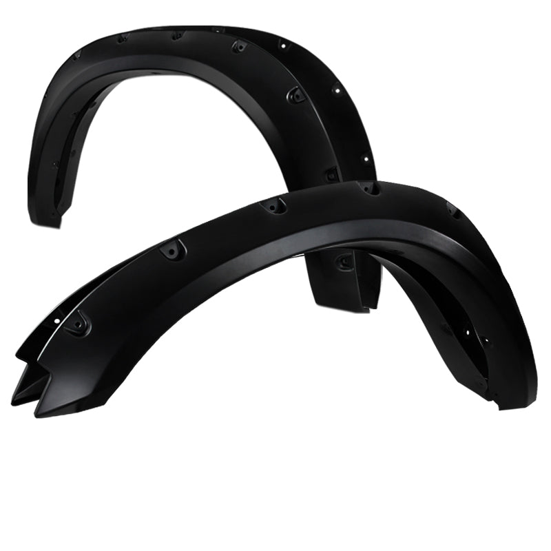 2009-2018 Dodge RAM 1500 / 2019-2021 RAM Classic Fleetside Smooth Rivet Style Fender Flares