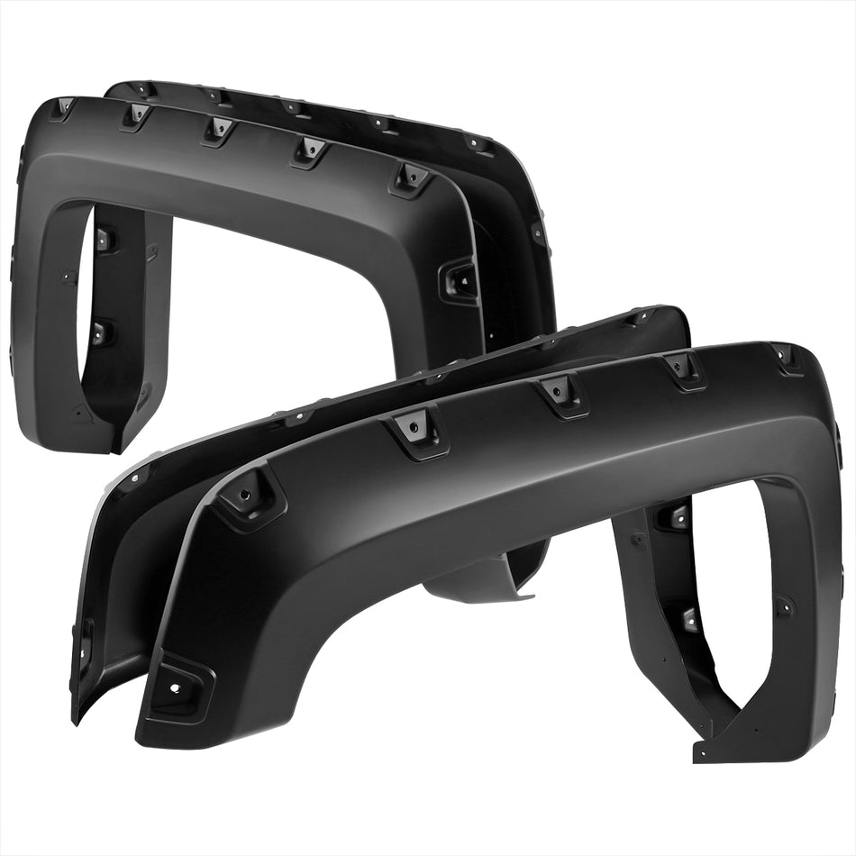 2014-2018 Chevrolet Silverado 2500HD 3500HD Fleetside Rivet Style Fender Flares