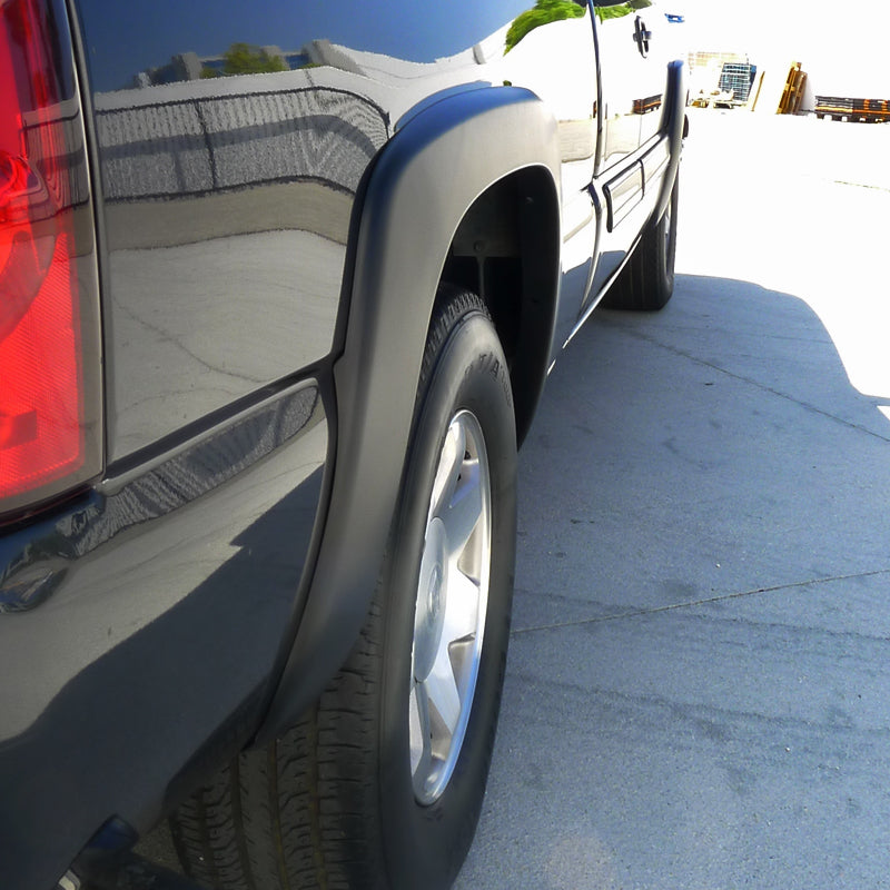 1999-2007 Chevrolet Silverado/ GMC Sierra Black Polypropylene Fender Flares