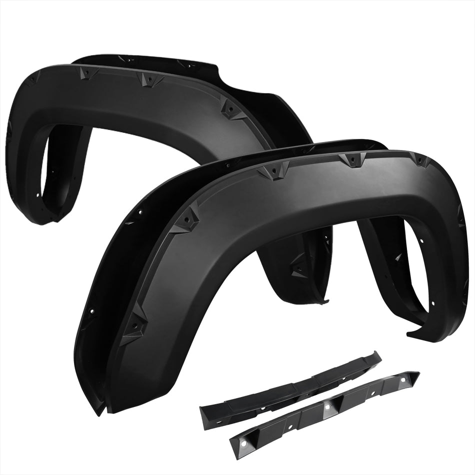 2016-2021 Toyota Tacoma Textured Rivet Style Fender Flares