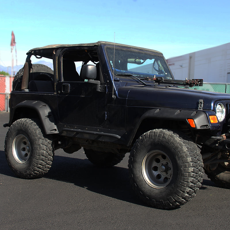 1997-2006 Jeep Wrangler TJ Textured Extended Fender Flares