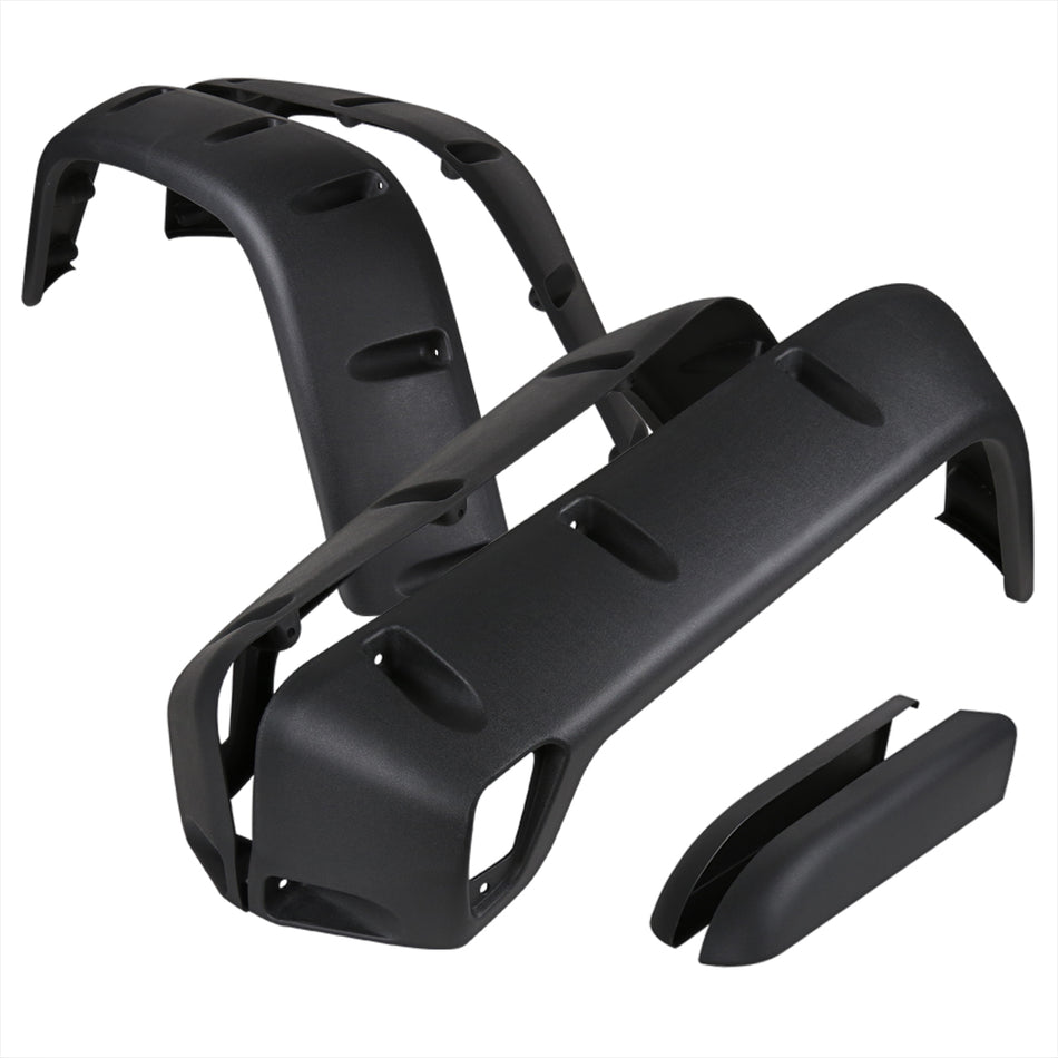 1997-2006 Jeep Wrangler TJ Textured Extended Fender Flares