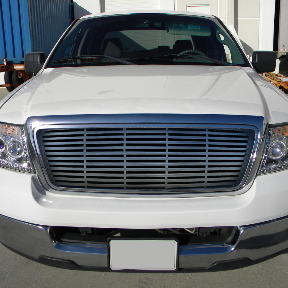 2004-2008 Ford F-150 Chrome ABS Billet Style Front Grille