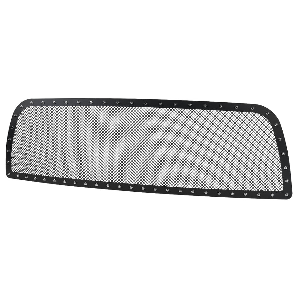 2013-2018 Dodge RAM 2500/3500 Rivet Style Black Stainless Steel Mesh Grille Insert