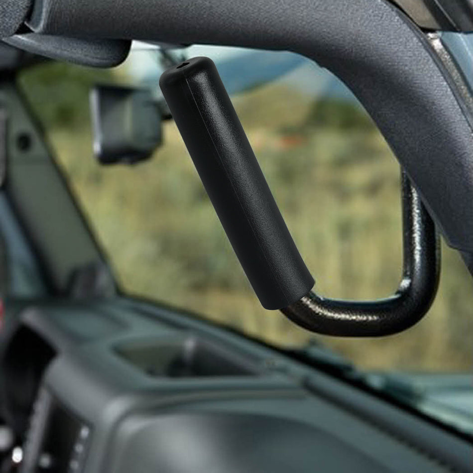 2007-2016 Jeep Wrangler JK Black Steel Front Handle Bars - 2PC