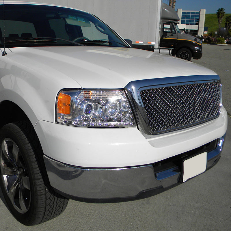 2004-2008 Ford F-150/ 2006-2008 Lincoln Mark LT Chrome ABS Mesh Grille