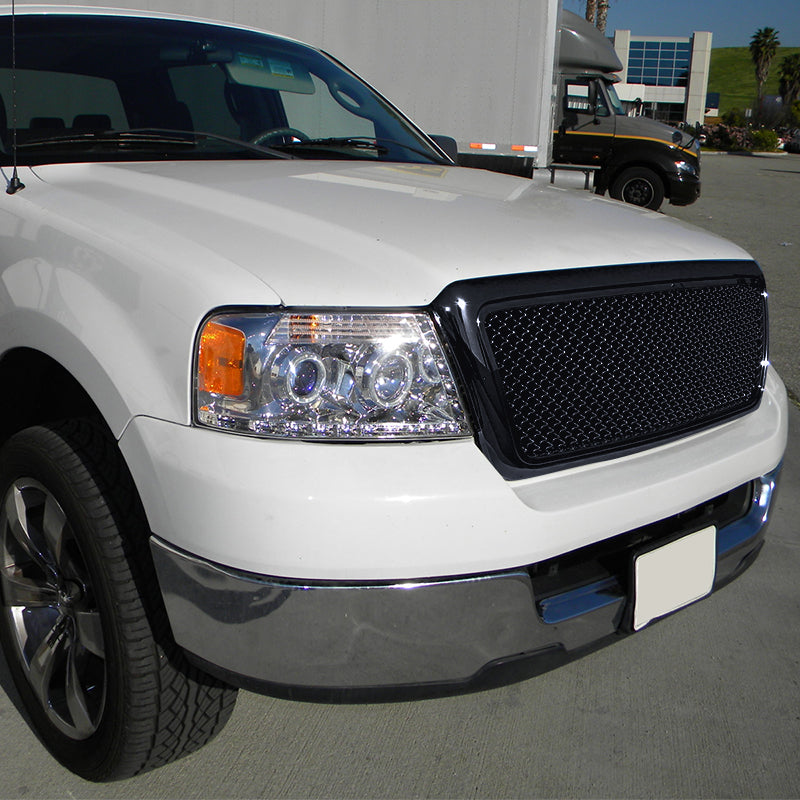2004-2008 Ford F-150/ 2006-2008 Lincoln Mark LT Black ABS Mesh Grille