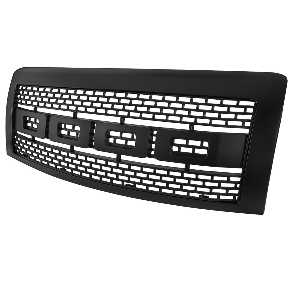 2009-2014 Ford F-150 Raptor Style Black ABS Grille