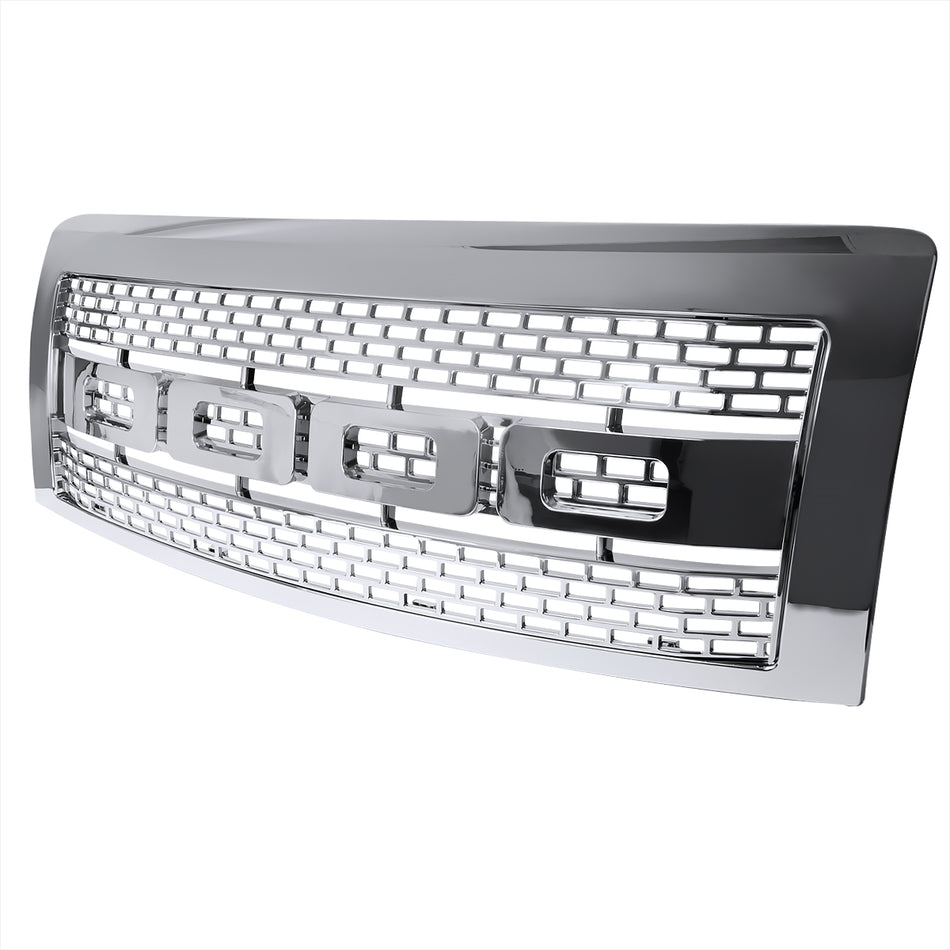 2009-2014 Ford F-150 Raptor Style Chrome ABS Grille