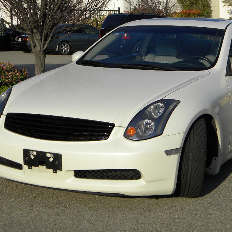 2003-2007 Infiniti G35 Coupe Black ABS OE Style Grille