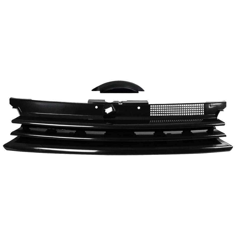 1999-2006 Volkswagen Golf/GTI/R32 Mk4 Glossy Black ABS Horizontal Style Grille