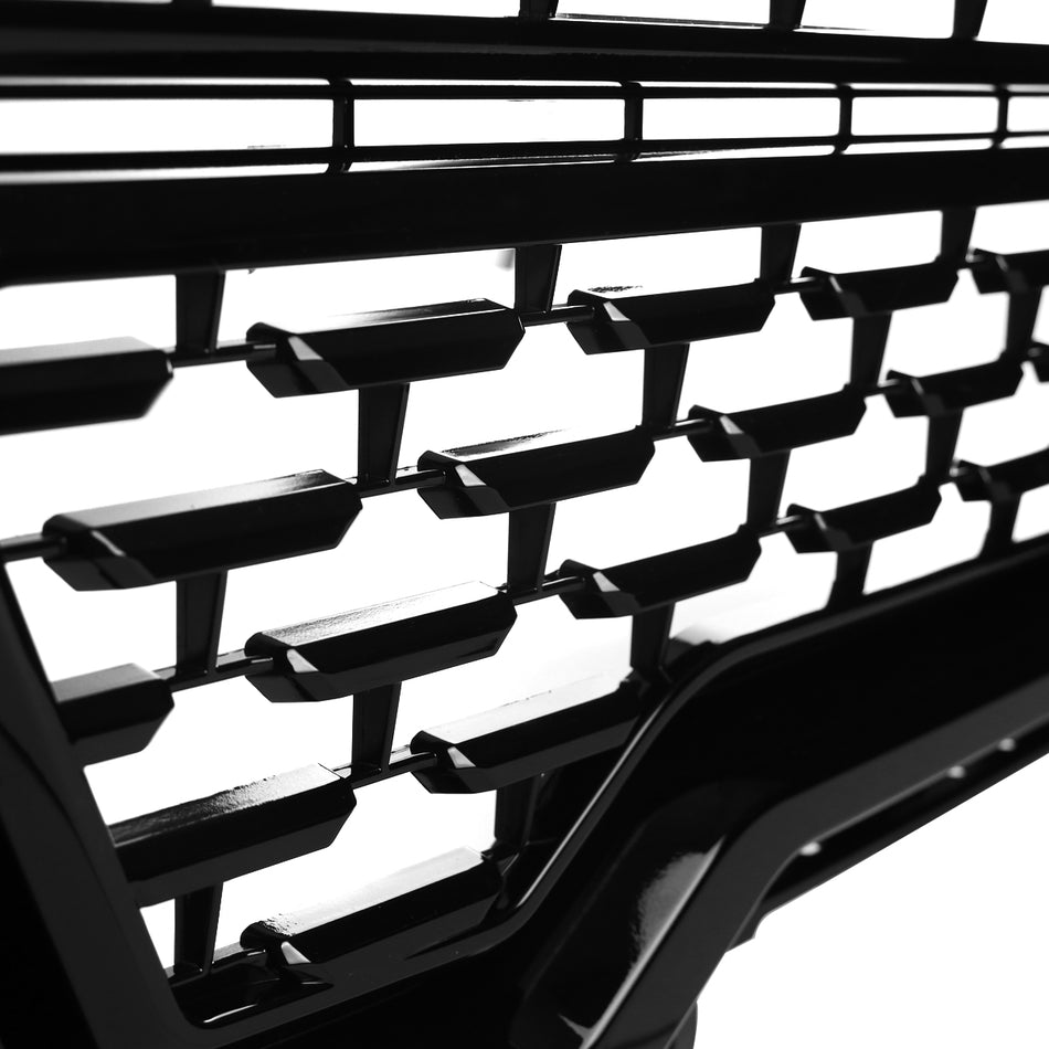 2019-2020 GMC Sierra 1500 Glossy Black ABS Mesh Grille