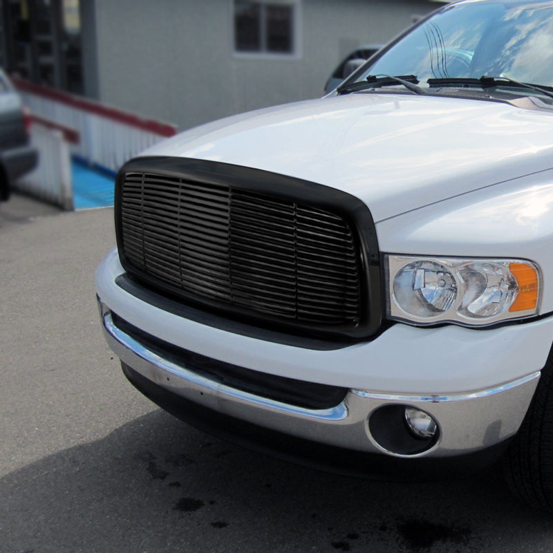 2002-2005 Dodge RAM Glossy Black ABS Billet Style Grille