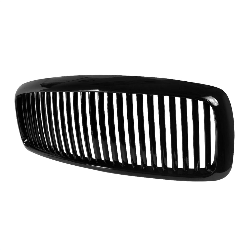 2002-2005 Dodge RAM Glossy Black ABS Vertical Grille