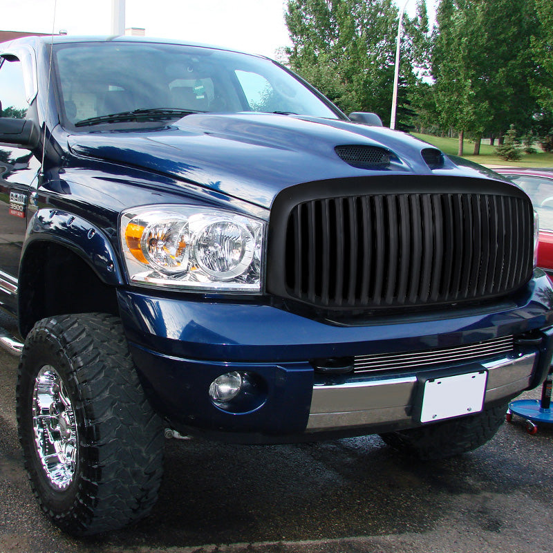 2006-2008 Dodge RAM Black ABS Vertical Grille