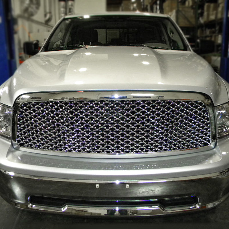 2009-2012 Dodge RAM 1500 Chrome ABS Honeycomb Mesh Grille