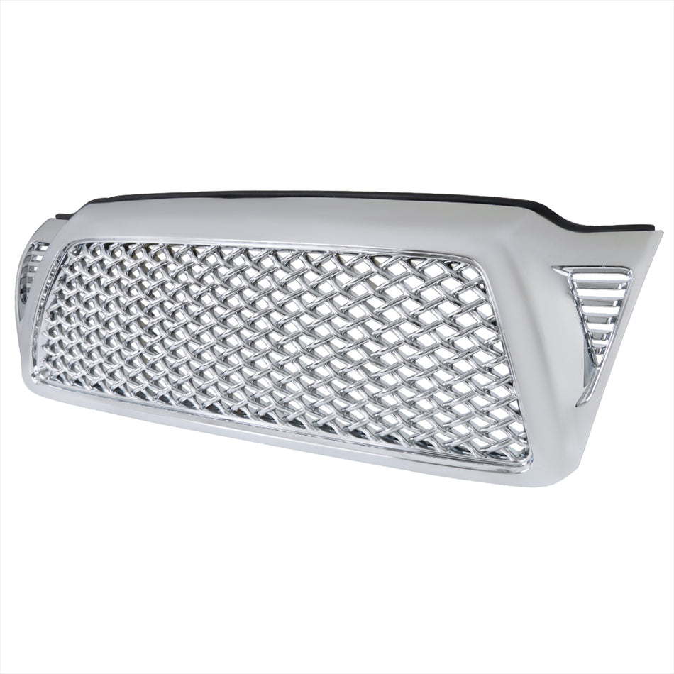 2005-2011 Toyota Tacoma Chrome ABS Mesh Honeycomb Grille