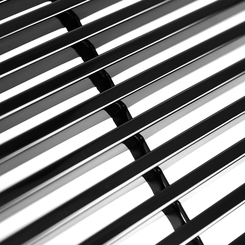 2005-2011 Toyota Tacoma Glossy Black ABS Horizontal Billet Grille