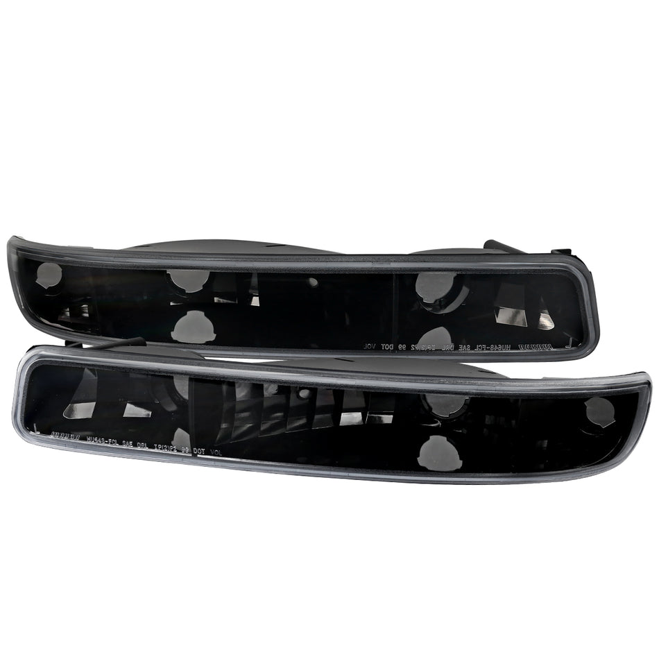 1999-2007 GMC Sierra/Yukon/Yukon XL Bumper Lights (Black Housing/Clear Lens)