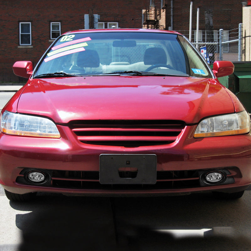 2001-2002 Honda Accord Sedan H11 Fog Lights Kit (Chrome Housing/Clear Lens)