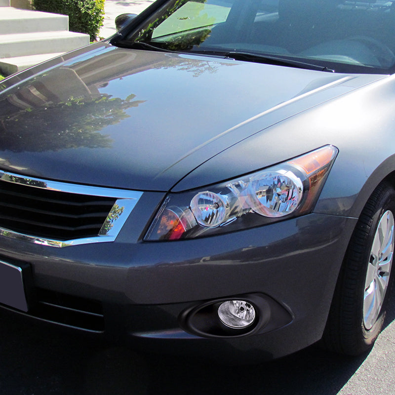 2008-2010 Honda Accord Sedan H11 Fog Lights Kit (Chrome Housing/Clear Lens)